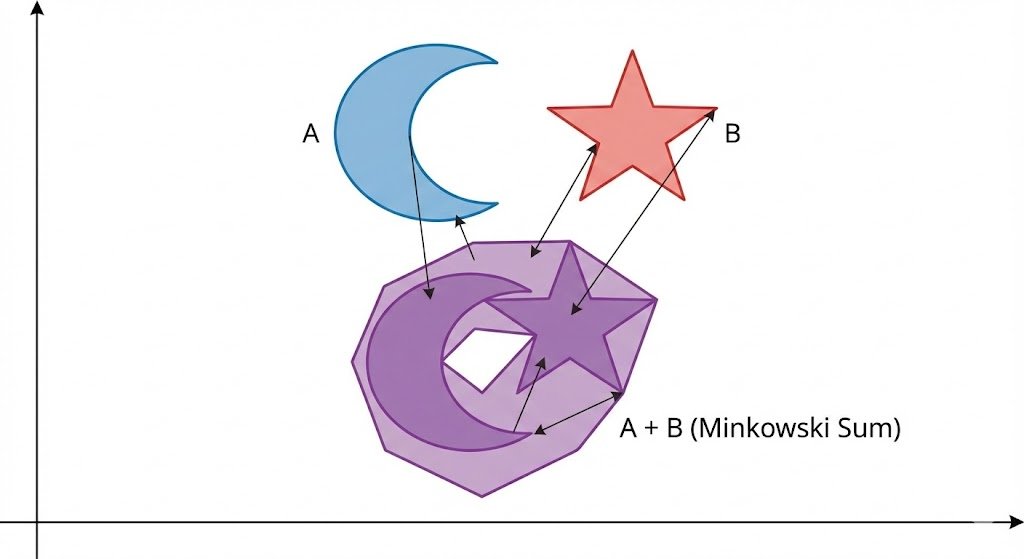 Minkowski sum of two non-convex sets Prompt